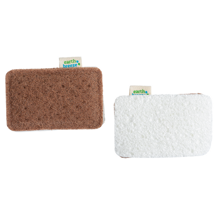 Walnut Scrubber Sponge - 2 Pack